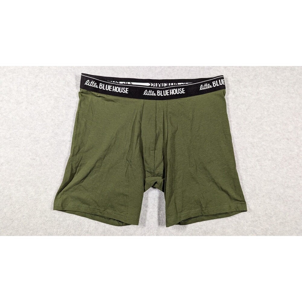 Hatley‎ Little Blue House Men Boxer XL NWT Brief Buck Naked Deer Hunting Theme